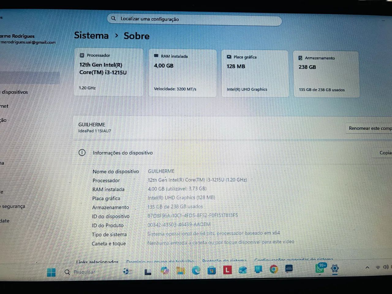 Notbook Lenovo  - Foto 3