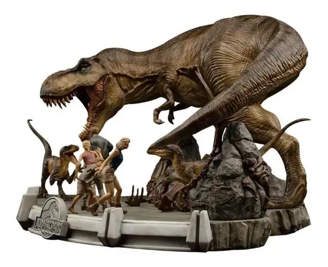 Diorama The Final Scene - Jurassic Park 1/20 - Iron Studios