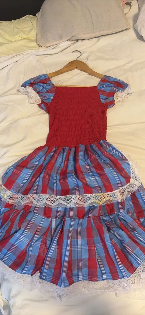 Vestido festa junina P e M - Foto 4