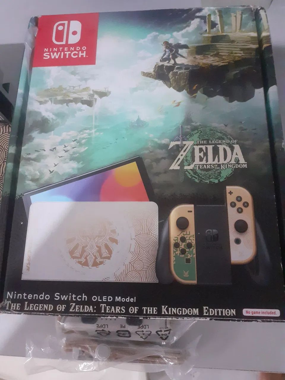 Switch Oled Zelda Tears D&$bl0qu?ado - Foto 2