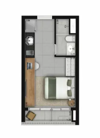 PLANTA 24m²