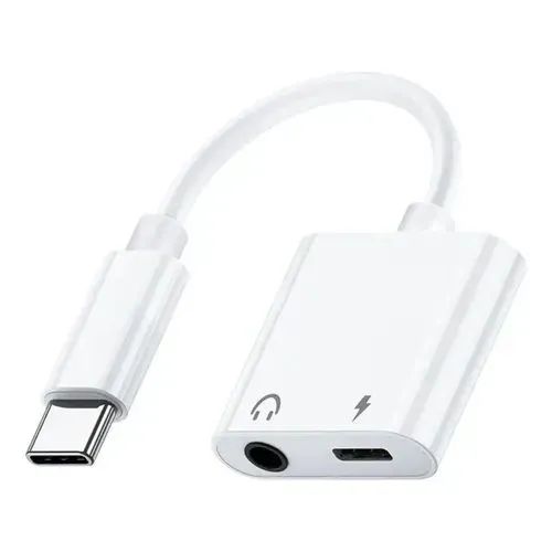 Adaptador de Áudio tipo C + carga tipo C