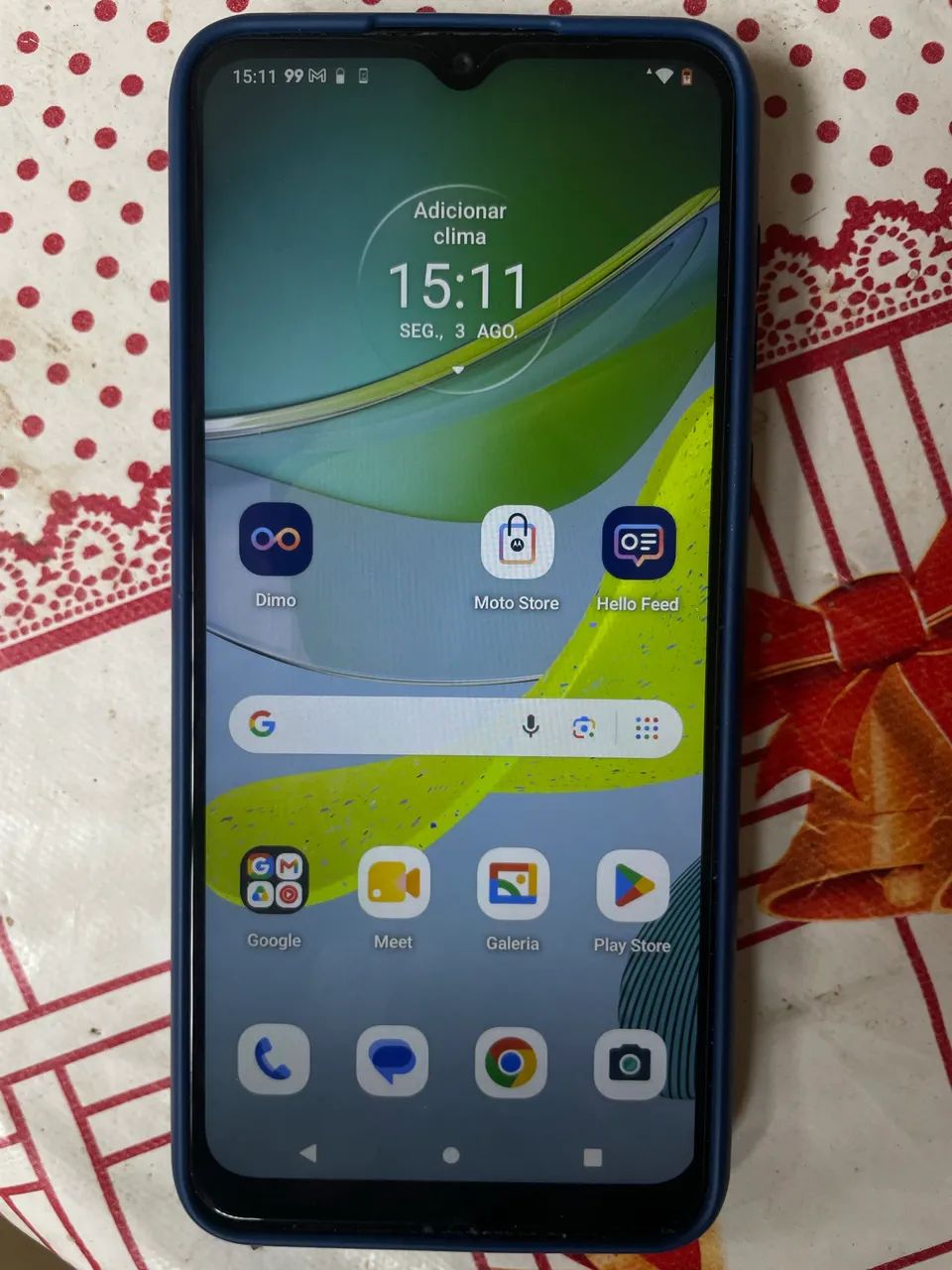 Moto E13, 64GB completo e conservado, nunca usado basicamente 