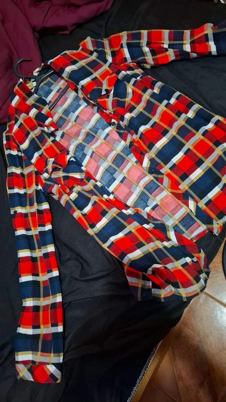 Camisa Xadrez Casual - (Desapego Rápido)