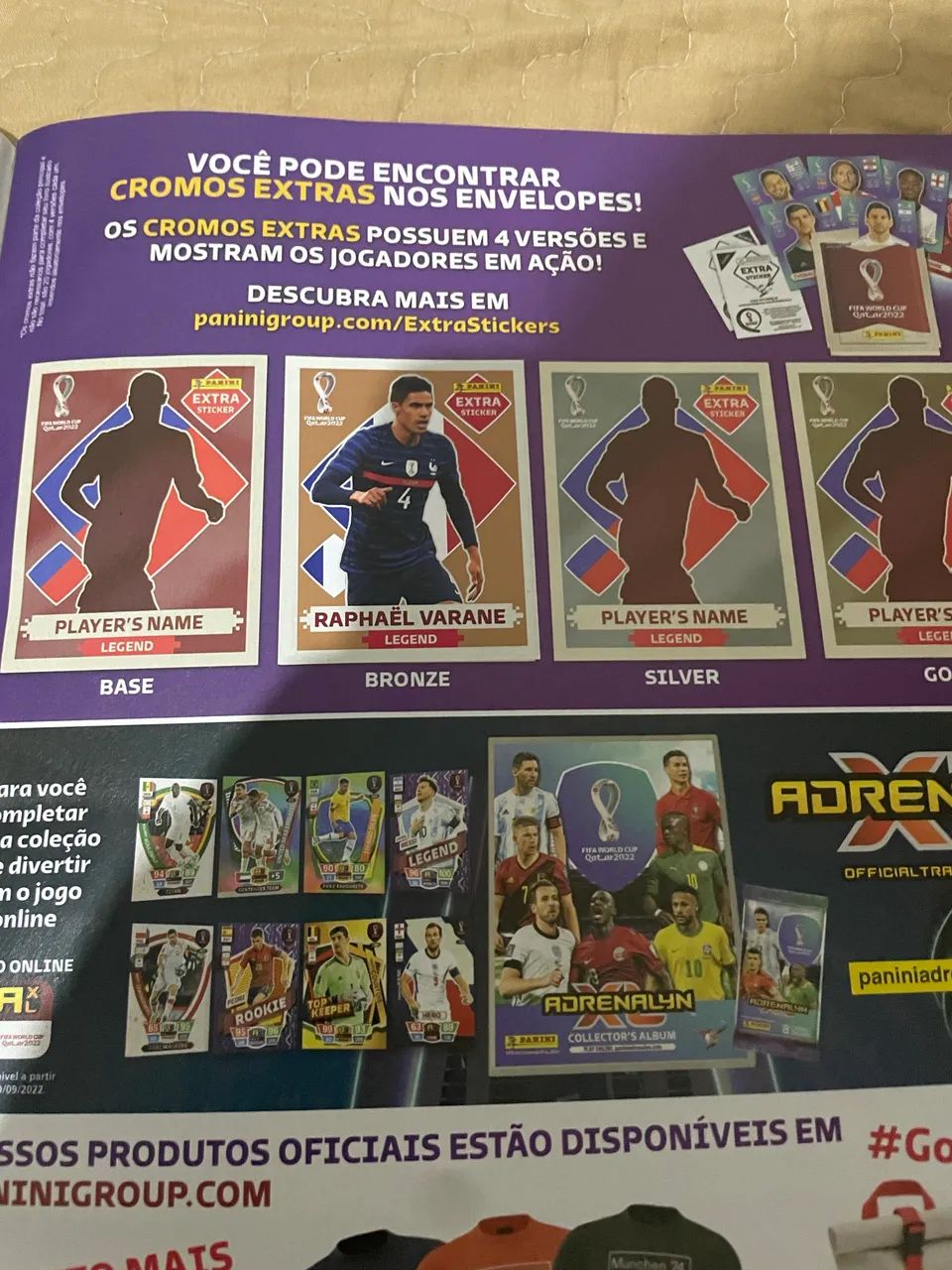 Álbum da copa do mundo 2022 incompleto  - Foto 5