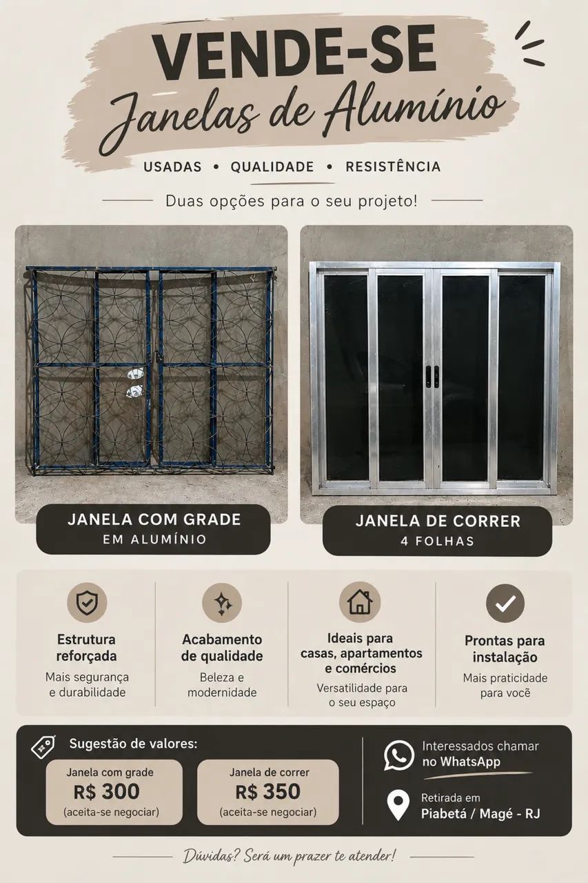 Janelas de alumínio  - Foto 3