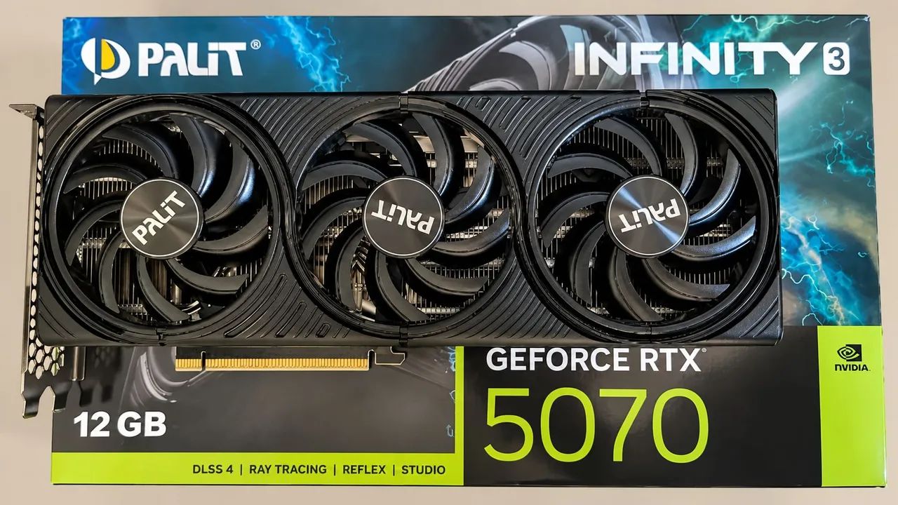 Placa de Video RTX 5070 12GB Palit