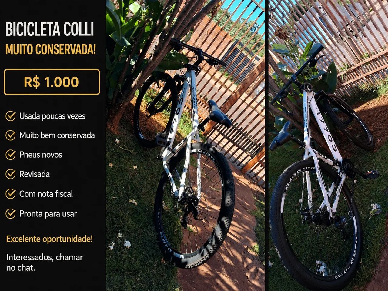 Bicicleta Colli - Muito conservada - R$ 900