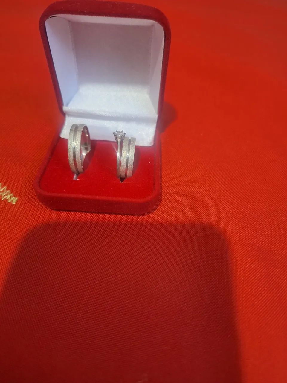 Par de aliança de prata - Foto 5