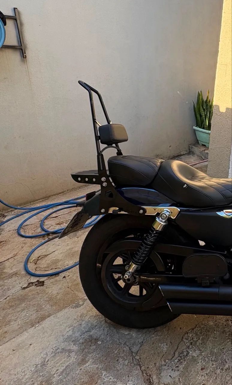 Sissy bar 883 skull custom - Foto 3