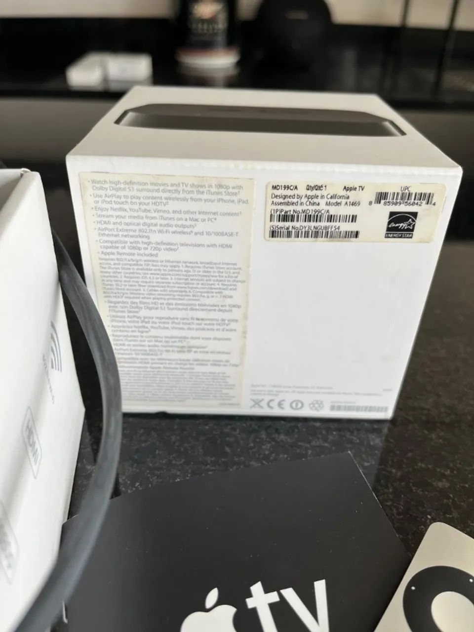 Apple TV modelo A1469 (3ª geração) com Caixa! - Foto 5
