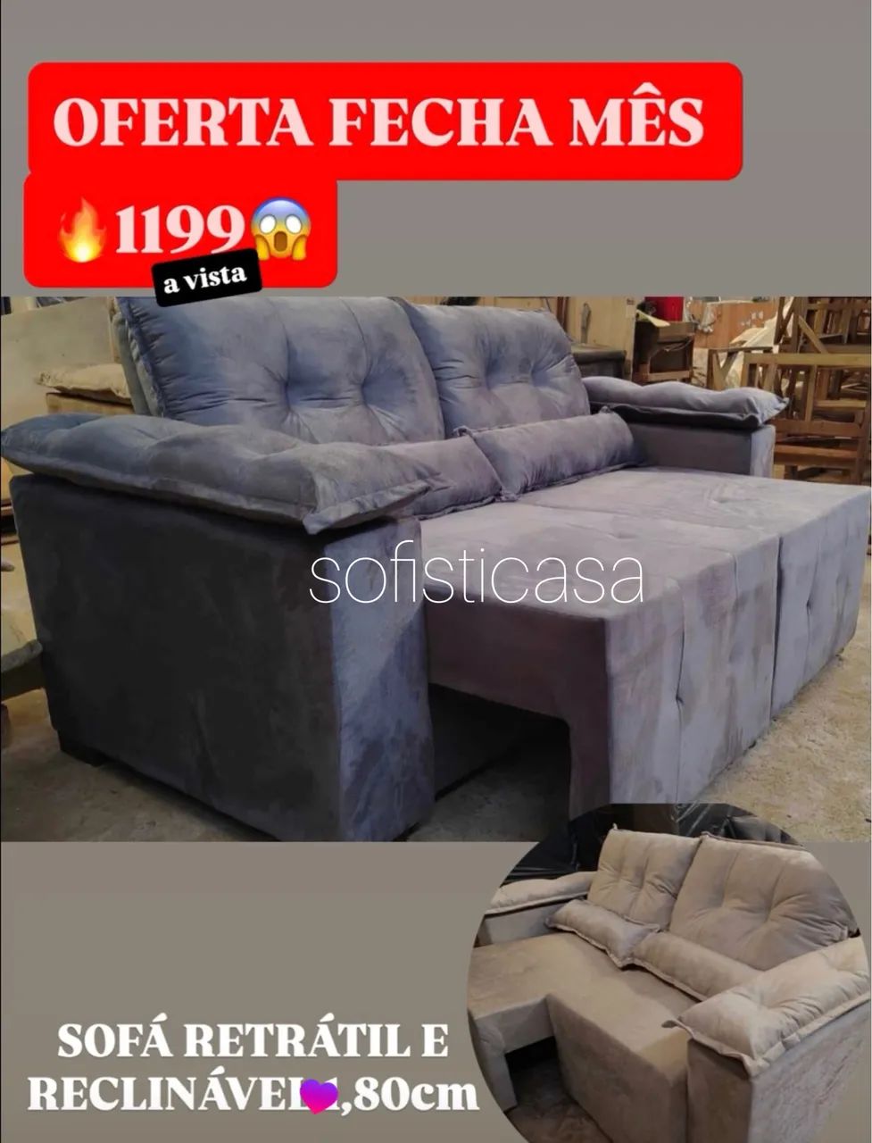 sofá promoção fecha mês!! 