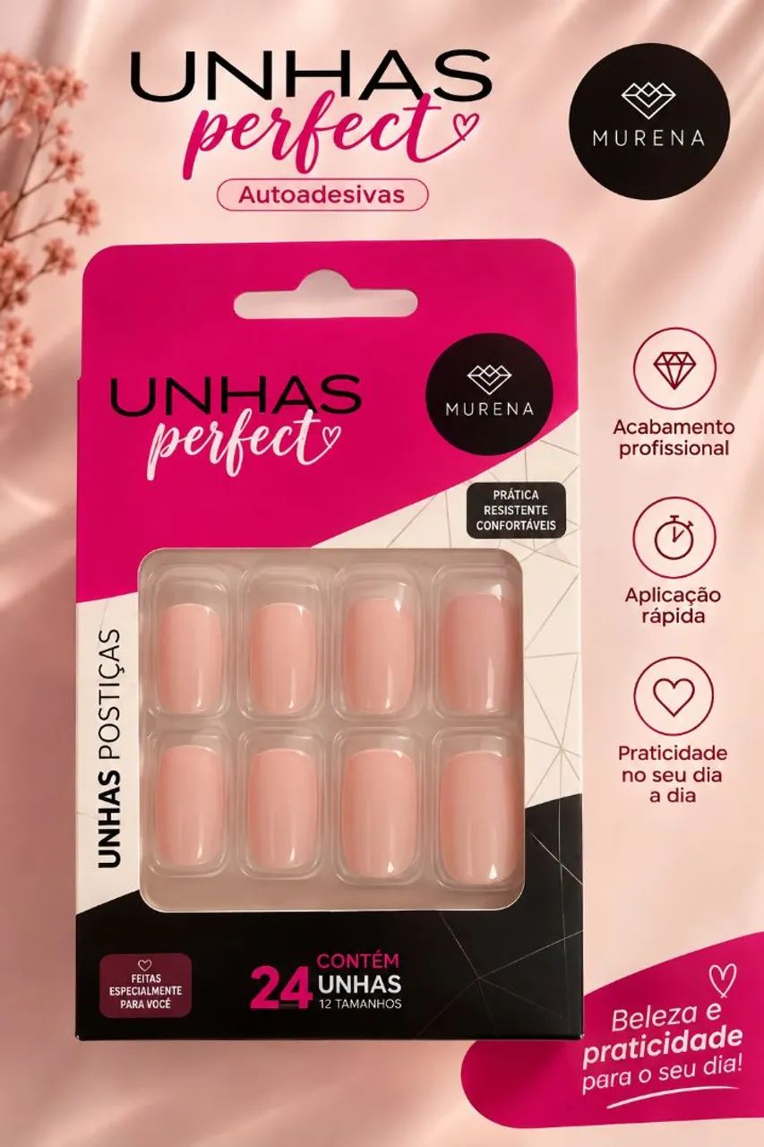 Unhas postiças autoadesivas - Foto 3