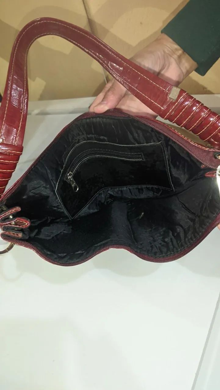 bolsa vermelha vintage - Foto 2