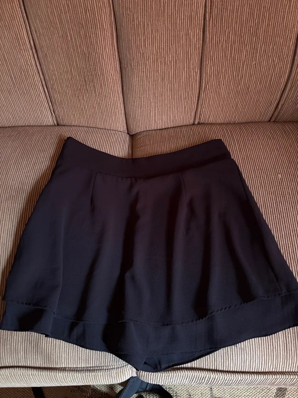 Short saia preto TAM M 