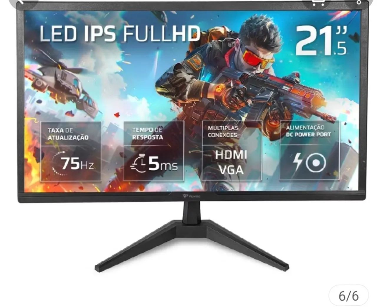 Monitor led 21.5", teclado e mousse novos é pegar e levar - Foto 5
