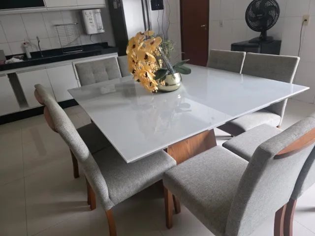 Mesa de Jantar quadrada 8 lugares - Foto 2