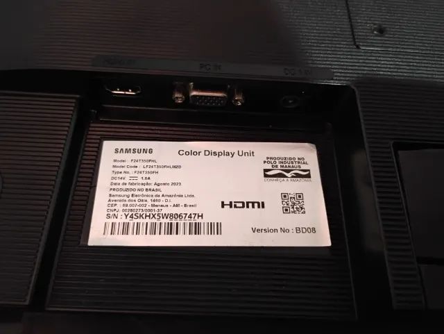 Monitor Samsung T350 24" Full HD 75Hz - Foto 4