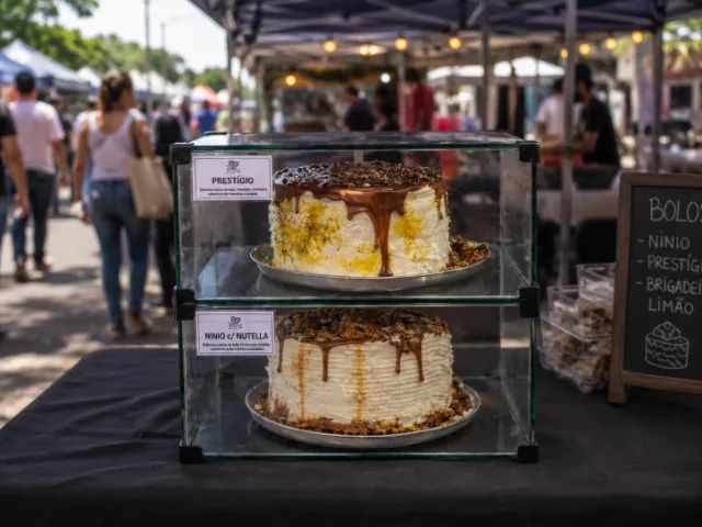 Vitrine para tortas 02 lugares