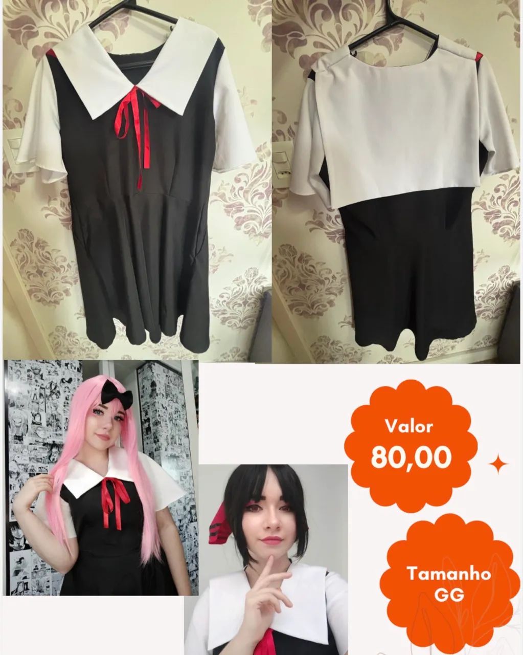 Cosplay Kaguya-sama Love is War Uniforme