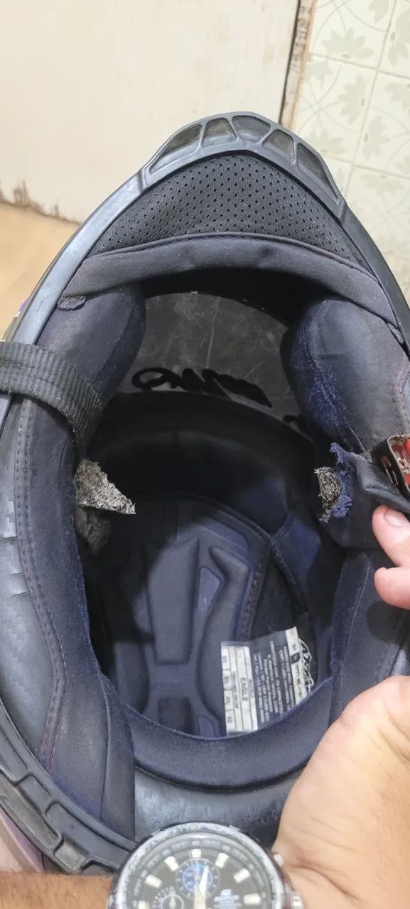 Capacete axxis 2 viseira prata e transparente  - Foto 3