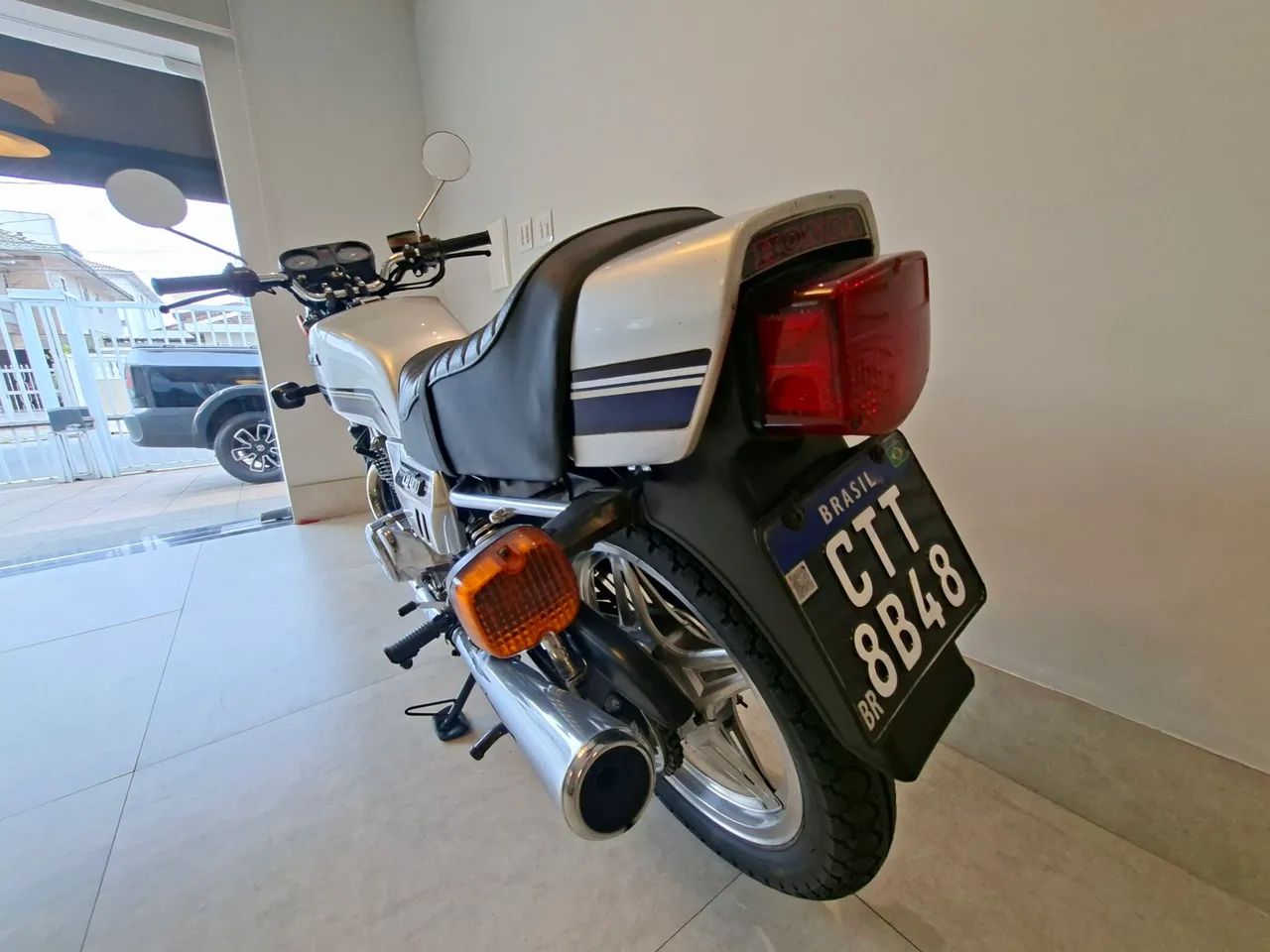 Cb 400 1981  placa preta  - Foto 4