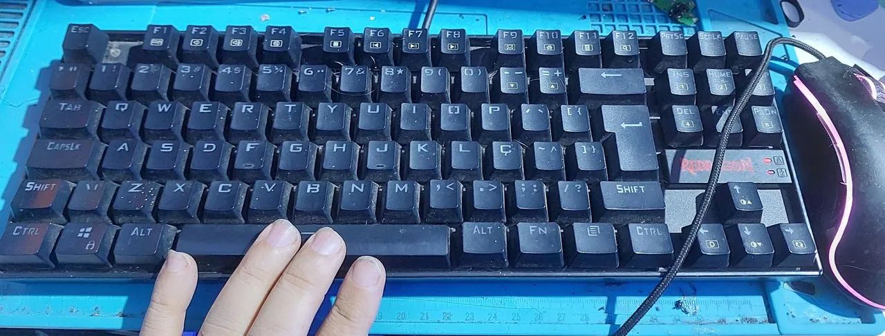 Teclado e mouse gamer - Foto 4