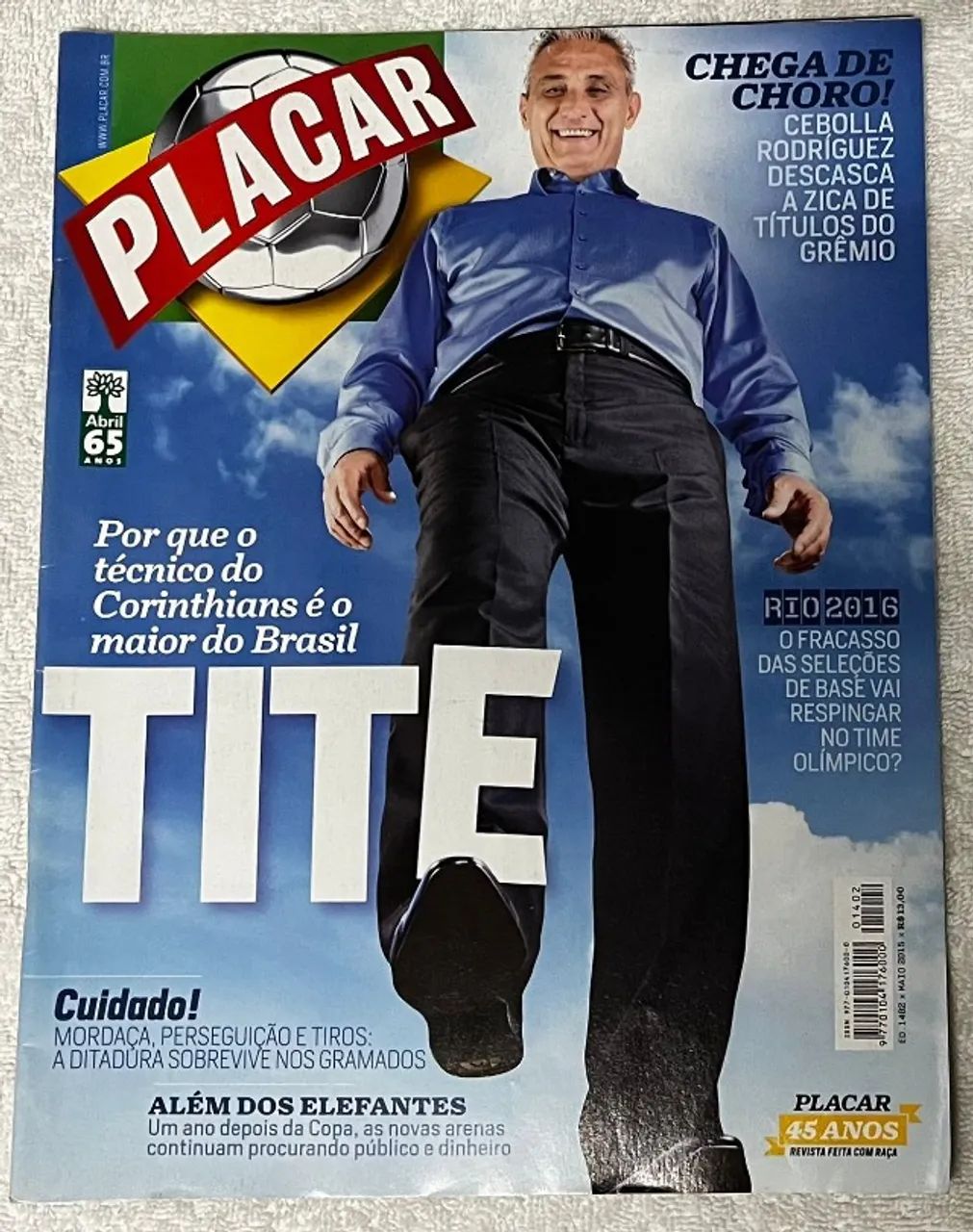 Revista Placar Edição 1402 - Maio 2015