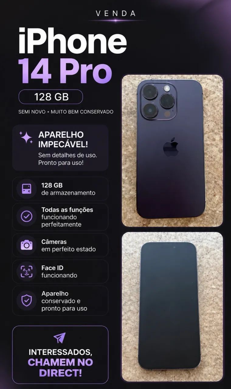 Vendo iPhone 14 Pro 
