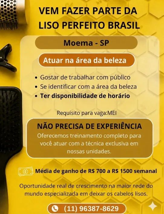 Vagas para mulheres!!!