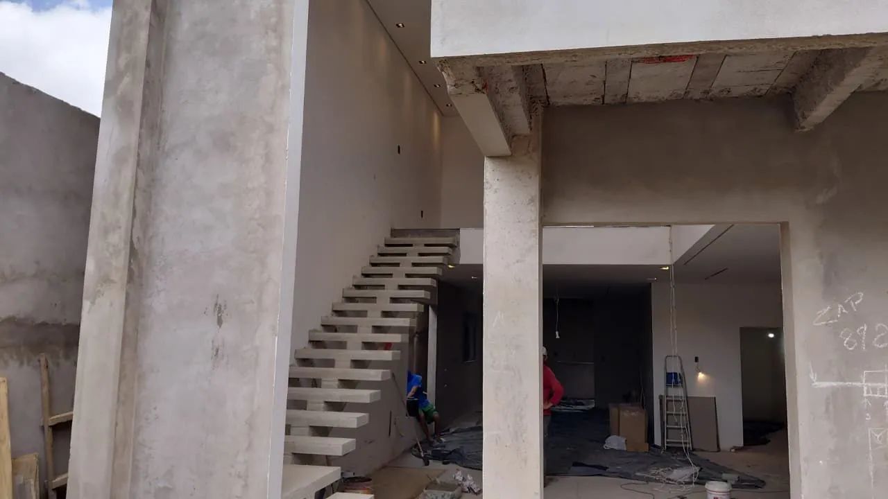 Escada de concreto 