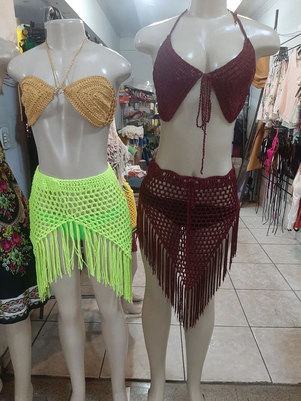 Roupas de croche 