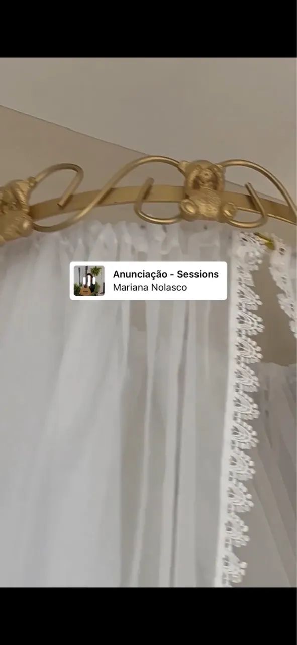 Mosquiteiro de voil para berço, macio, de qualidade.