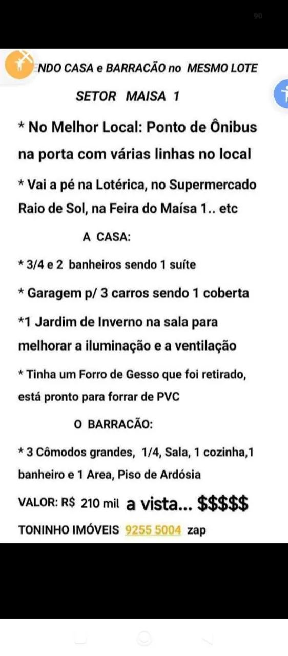 VENDO CASA e BARRACÃO MESMO LOTE  - Foto 3