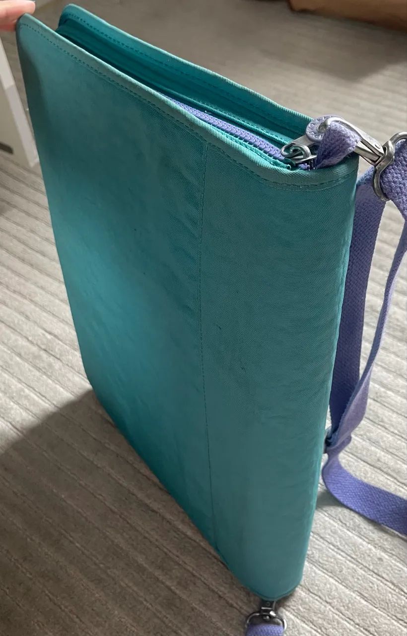 Fichário Kipling Turquesa com Alça - Ótimo Estado - Foto 3