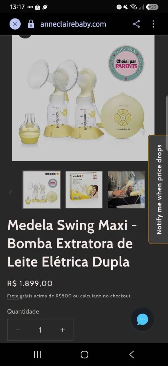 Extrator de leite materno MEDELA. - Foto 4