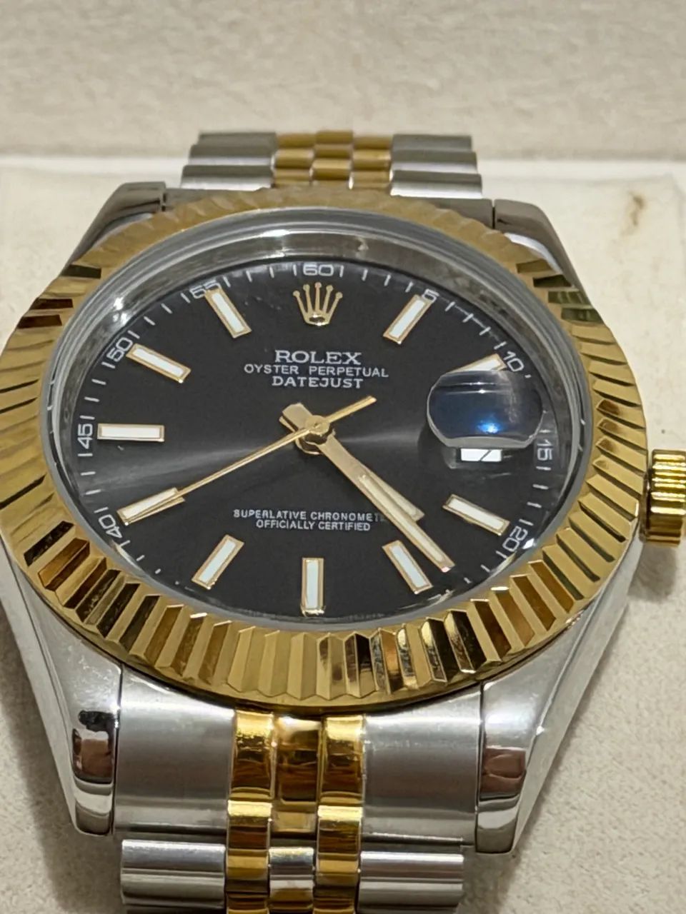 Relógio Rolex Datejust President Completo - Foto 4