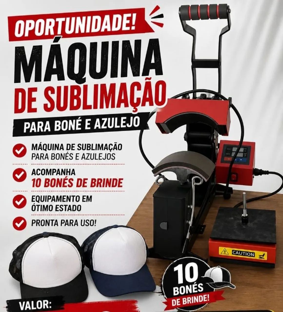 Máquina de sublimação