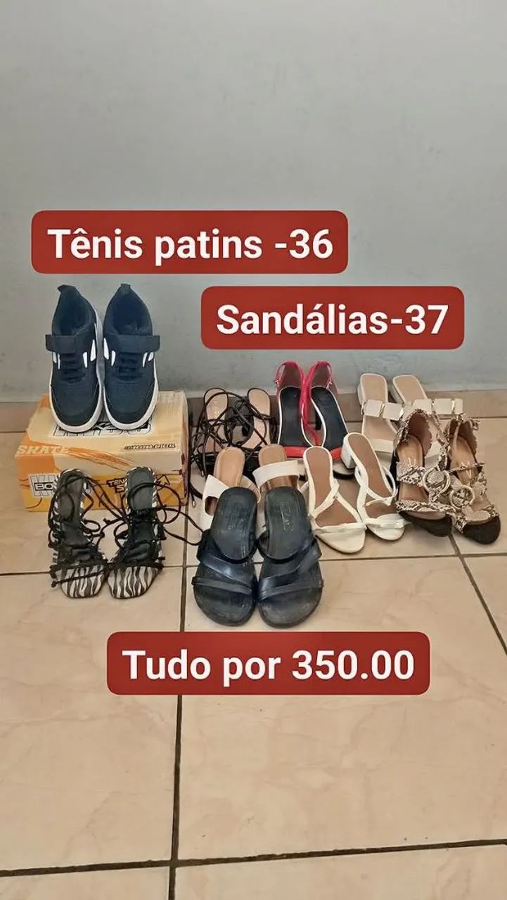 Vendo sapatos.
