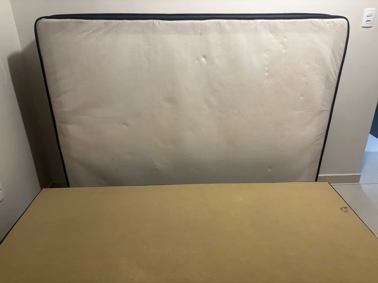 Cama de casal box + colchão
