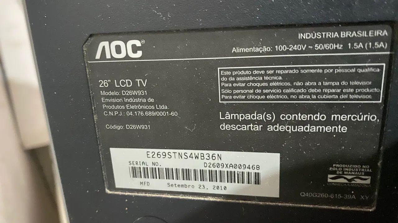 Monitor lcd aoc 27 polegadas top - Foto 2