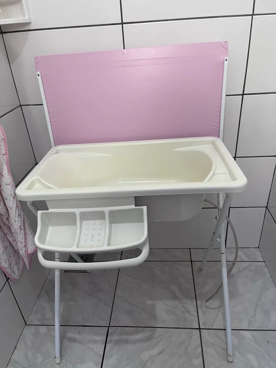 Banheira com trocador