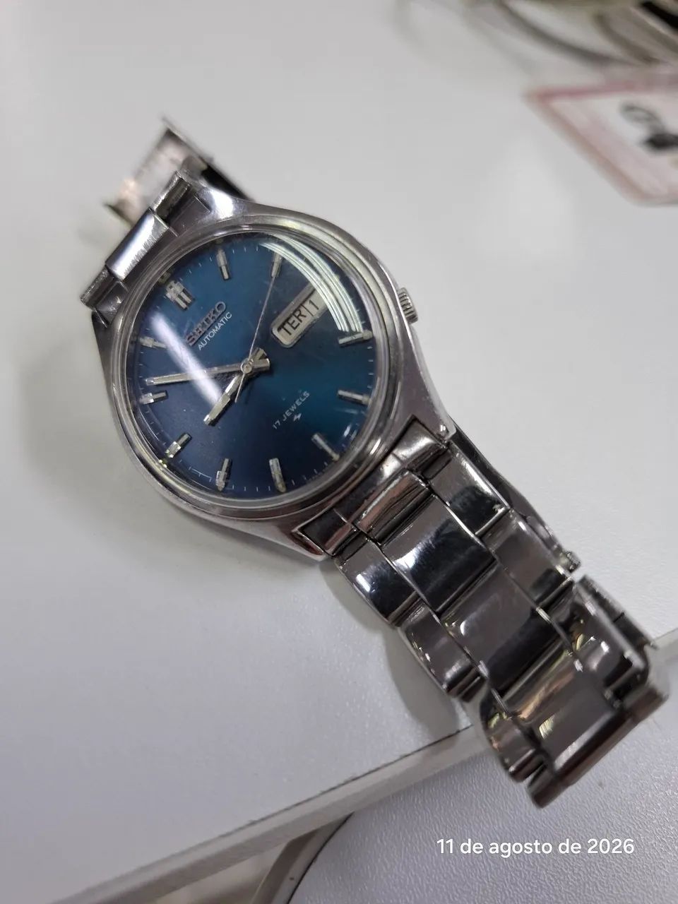 Relogio Seiko 17 rubis automático lindo - Foto 2