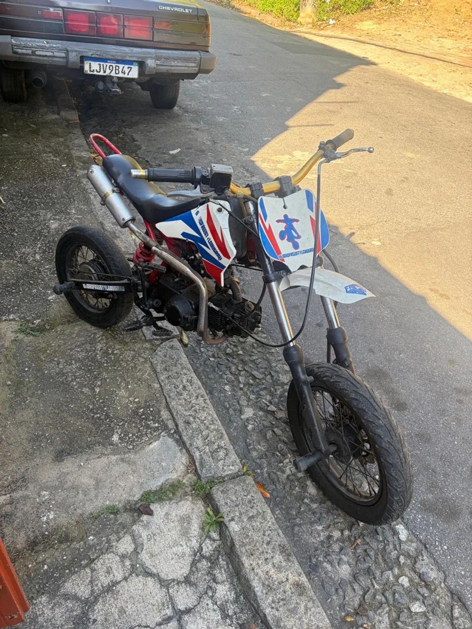 Mini moto, 100cc- funcionando!!!!