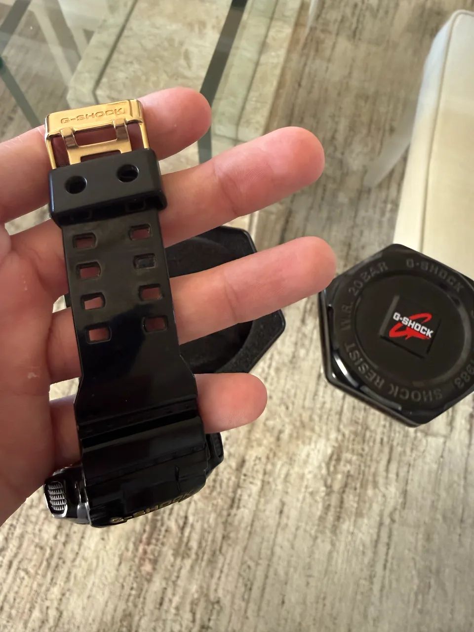 Relógio G-Shock Preto/Dourado - Foto 4