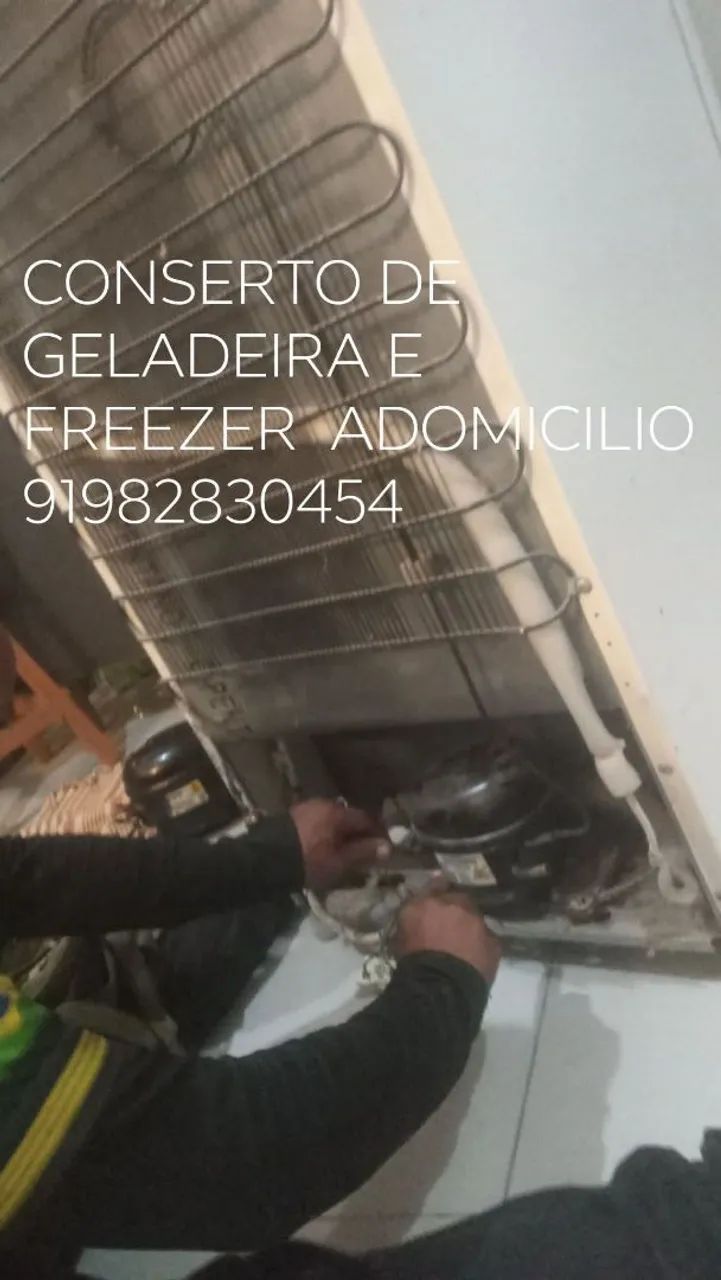 Conserto de refrigeração geladeira e FREEZER 