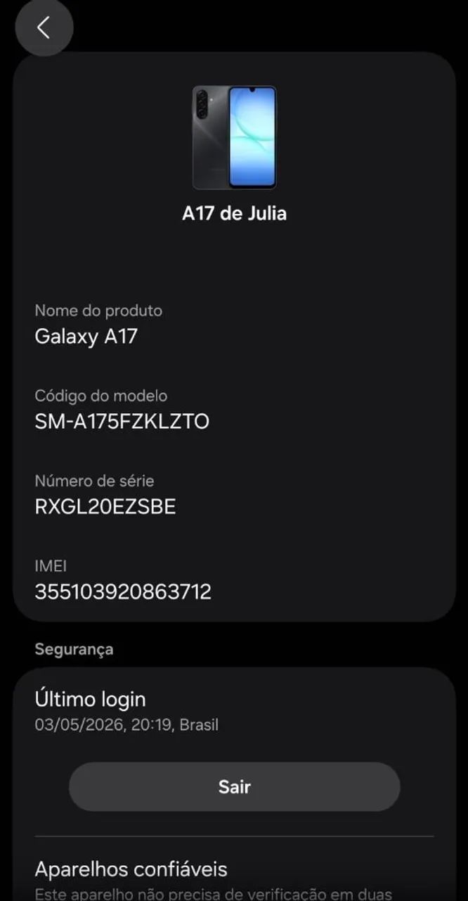 Vendo Galaxy A17 com apenas 4 meses de uso - Foto 4