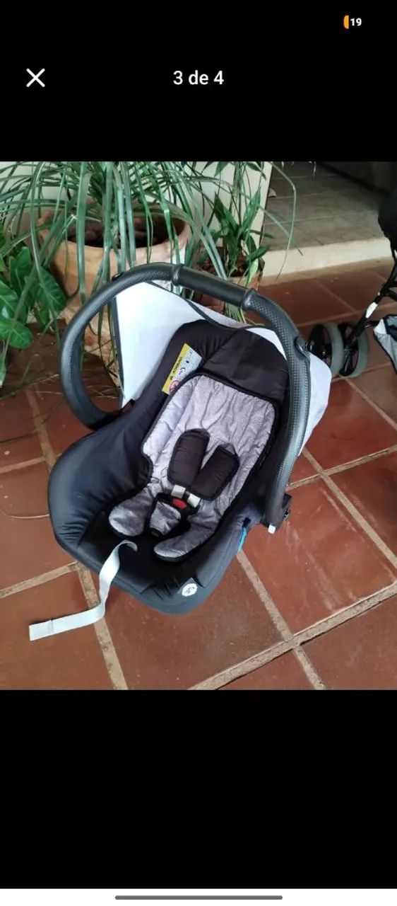 Carrinho e bebê conforto  - Foto 3