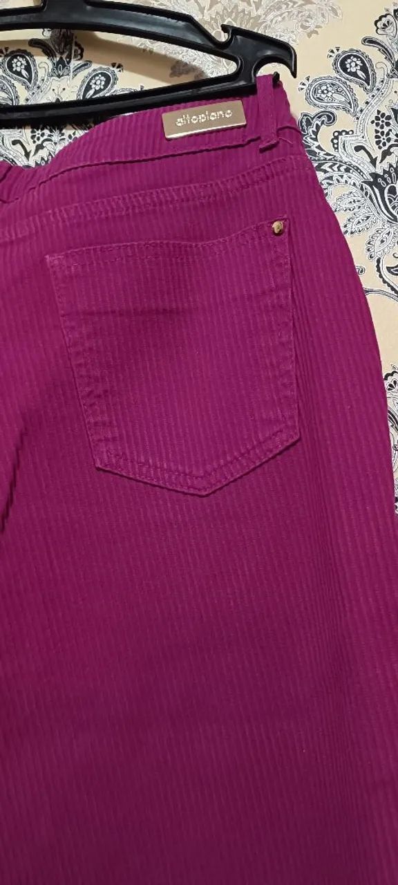 Calça rosa marca Alto Plano veste 42 - Foto 4