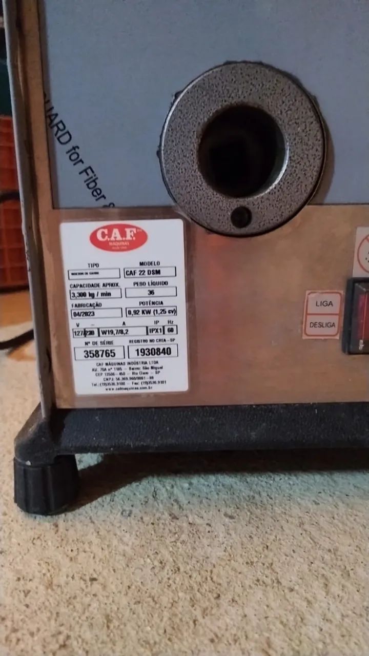 Moedor De Carne Elétrico Inox Caf 22 Dsm Bivolt Comercial - Foto 4